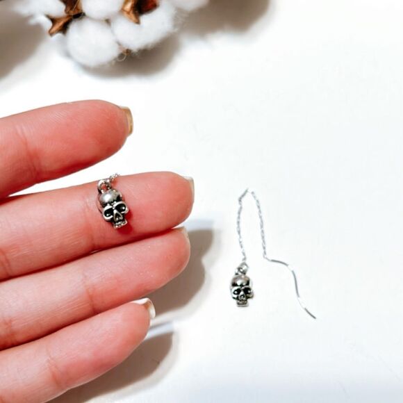 Skeleton  earrings  N135 - Picture 3 of 4